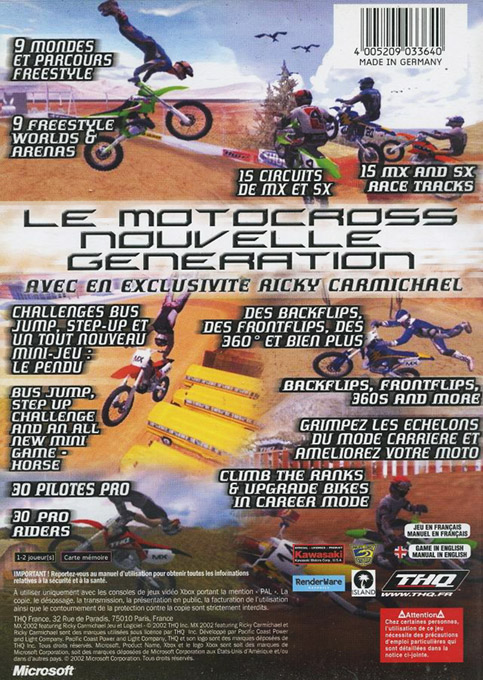 Mx 2002 Featuring Ricky Carmichael dos