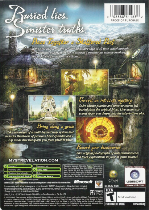 Myst IV : Revelation - Dos