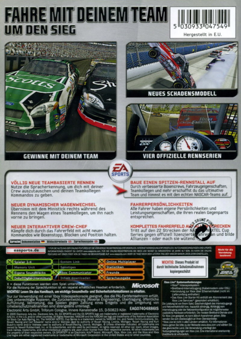 NASCAR 06 : Total Team Control - Dos