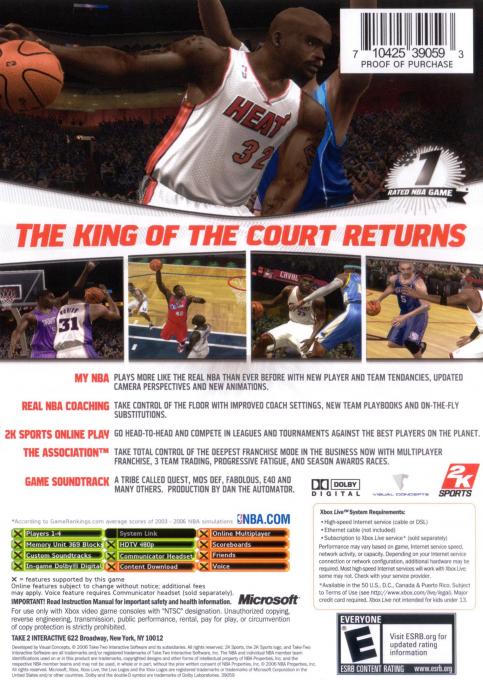 Nba 2k7 - Dos