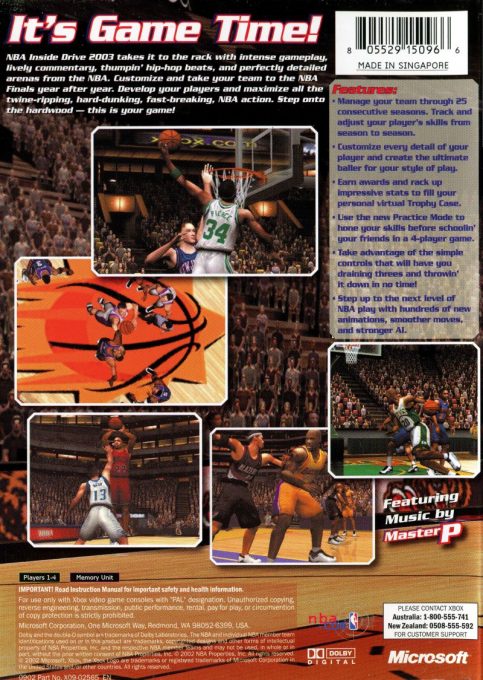 Nba Inside Drive 2003 dos