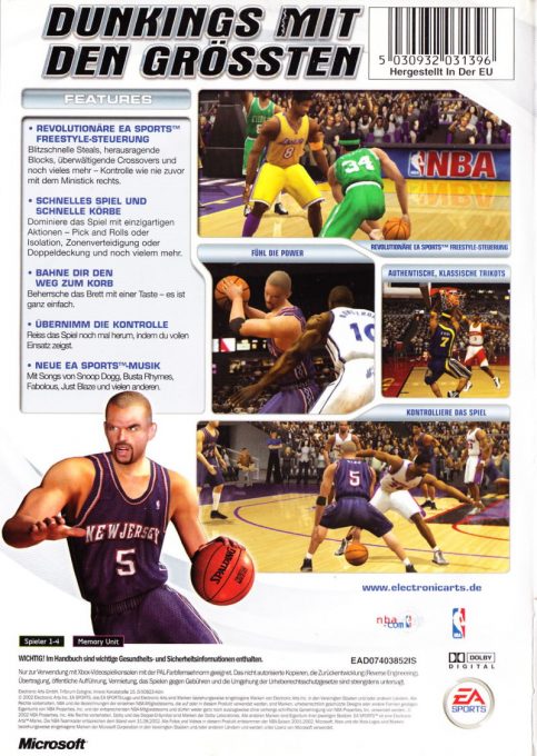 NBA Live 2003 dos