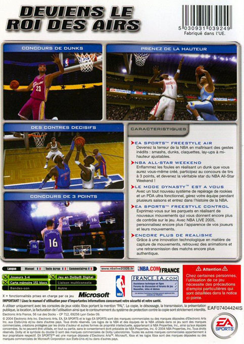 NBA Live 2004 dos