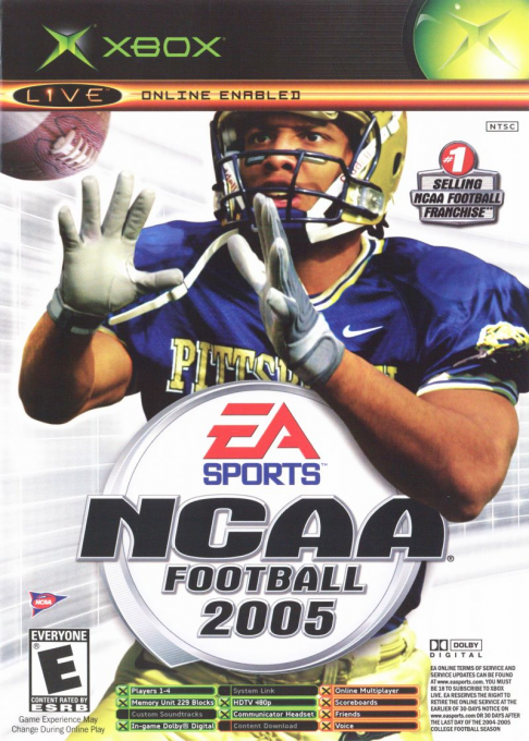 Ncaa Football 2005 And Top Spin