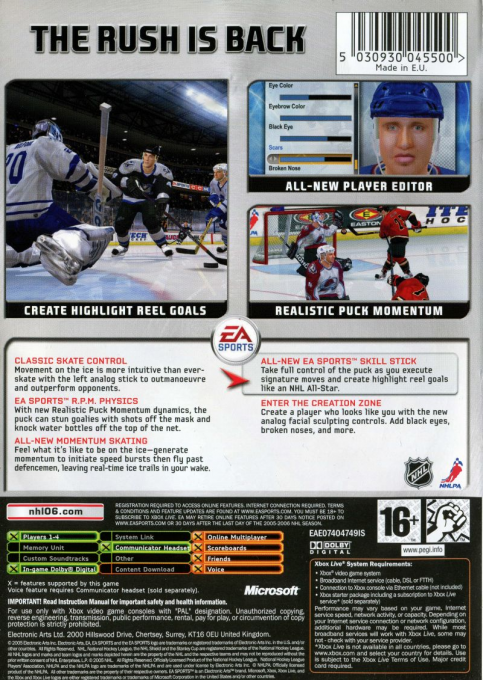 NHL 06 - Dos