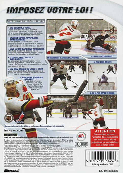 NHL 2003 - Dos