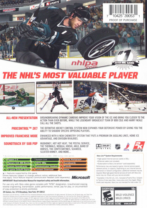 NHL 2K7 - Dos