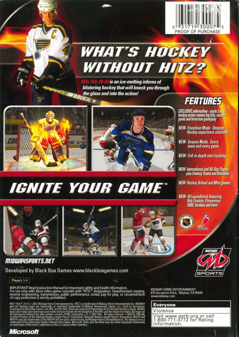 NHL Hitz 20-02 - Dos