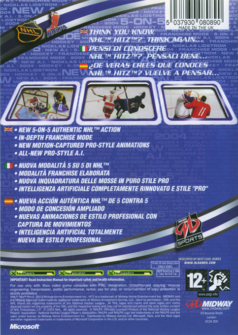 NHL Hitz Pro - Dos
