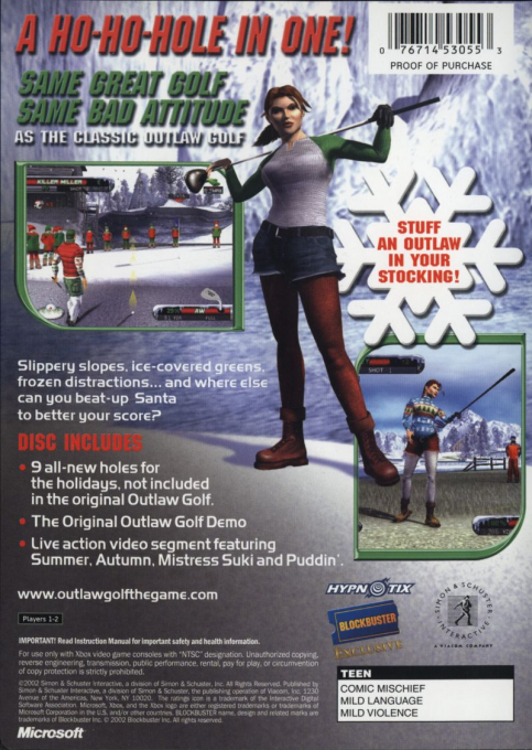 Outlaw Golf - Holiday Golf - Dos