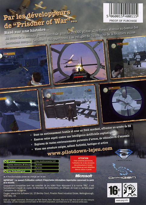 Pilot Down : Behind Enemy Lines dos