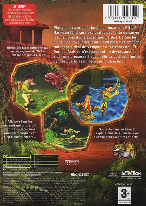 Pitfall : L'expédition Perdue dos