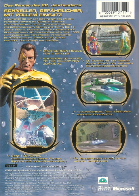 Quantum Redshift dos