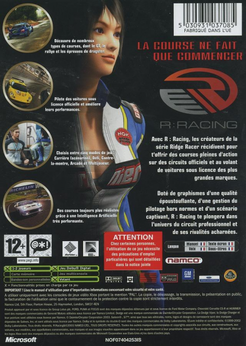 R : Racing Evolution dos