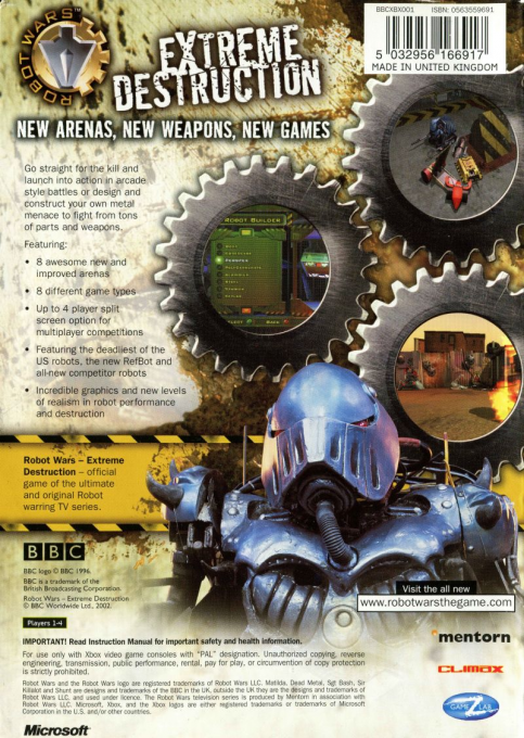 Robot Wars - Extreme Destruction dos