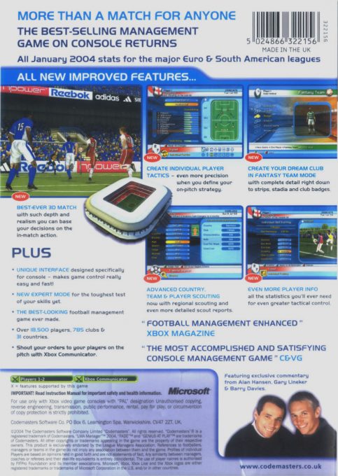 Roger Lemerre : La Sélection Des Champions 2004 dos