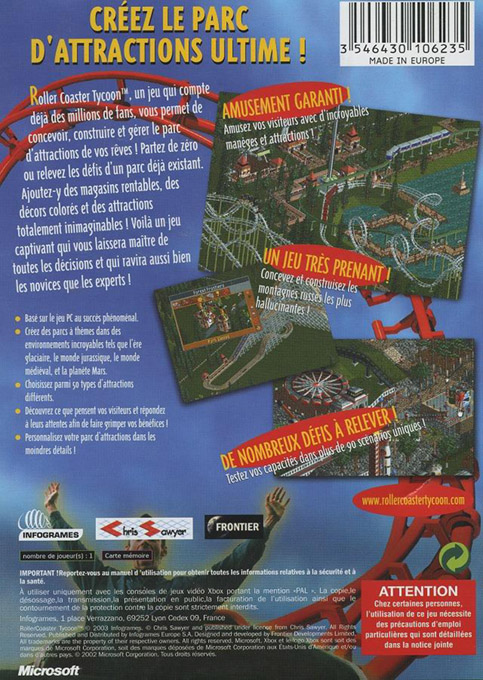 Rollercoaster Tycoon dos
