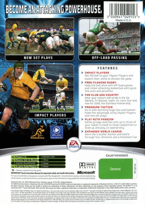 Rugby 06 dos