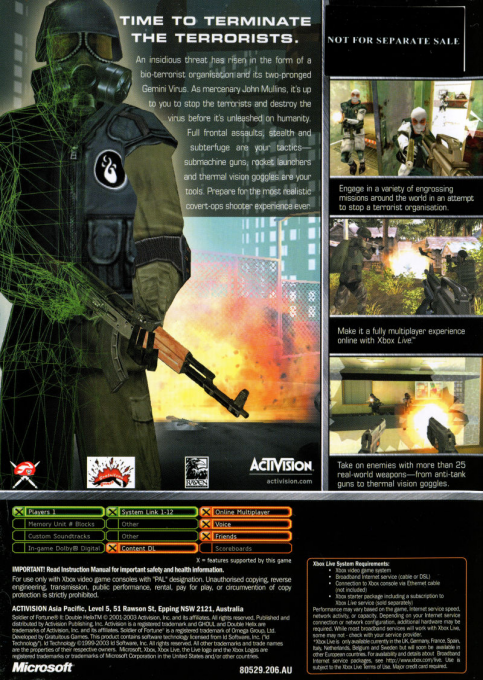 Soldier of Fortune II : Double Helix dos