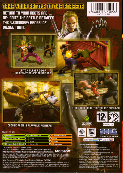 Spikeout Battle Street dos