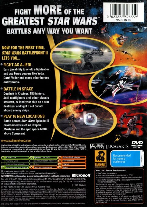 Star Wars Battlefront II dos
