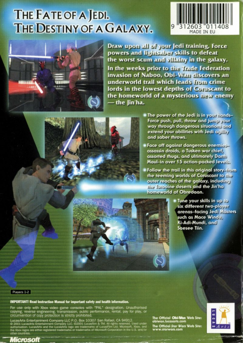 Star Wars : Obi-Wan dos