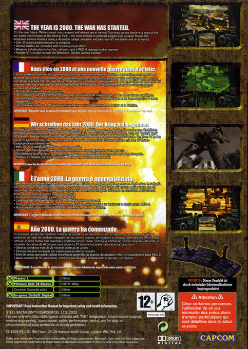 Steel Battalion - Dos