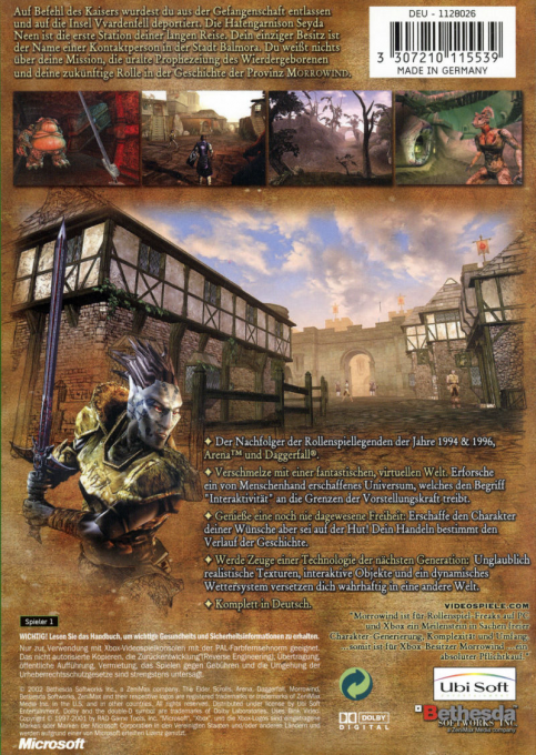 The Elder Scrolls III : Morrowind - Dos