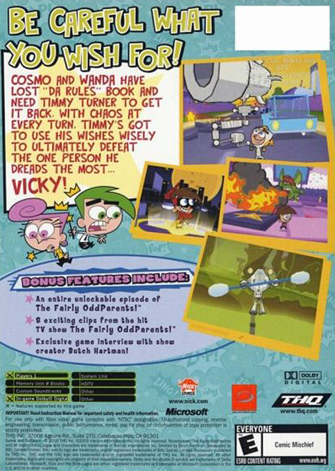 The Fairly Odd Parents ! : Breakin' Da Rules - Dos