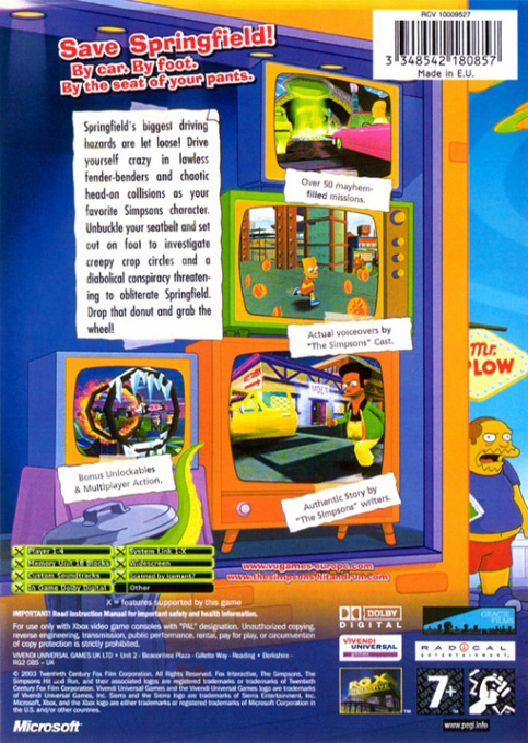 The Simpsons : Hit & Run dos