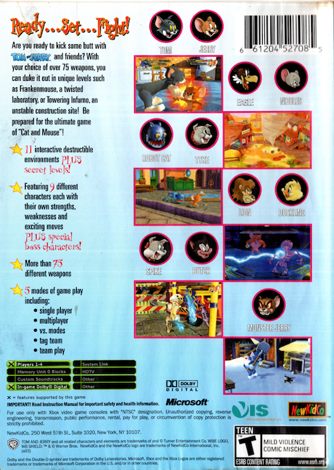 Tom And Jerry In War Of The Whiskers dos