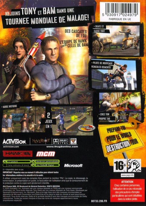 Tony Hawk's Underground 2 dos
