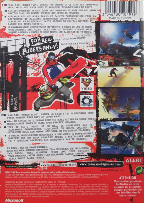 Transworld Snowboarding dos