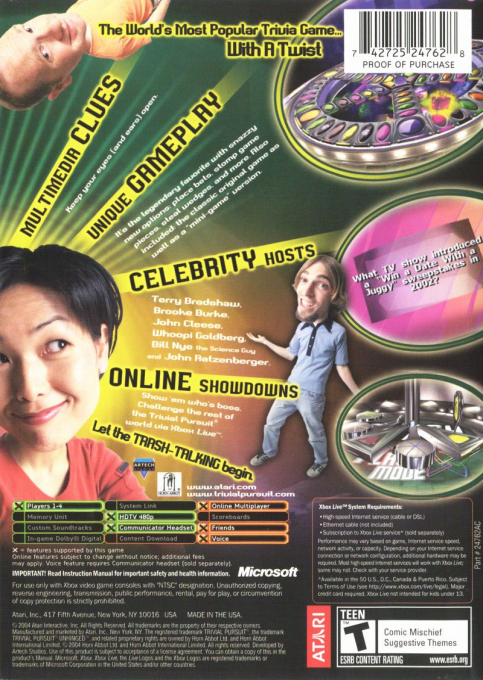 Trivial Pursuit Déjanté dos