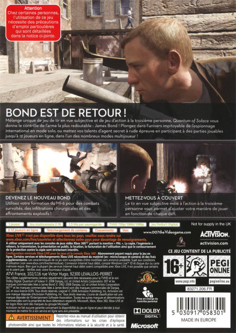 007 : Quantum of Solace - Dos