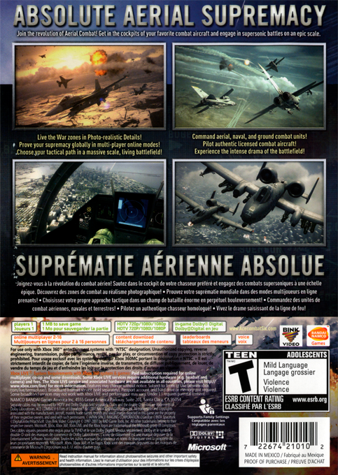 Ace Combat 6 : Fires of Liberation - Dos