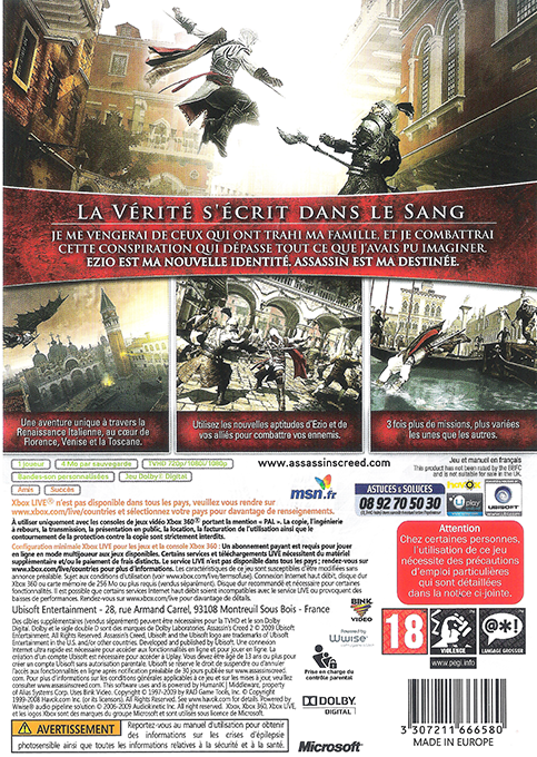 Assassin's Creed dos