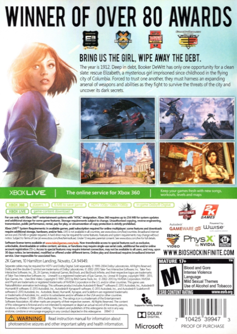 Bioshock Infinite dos