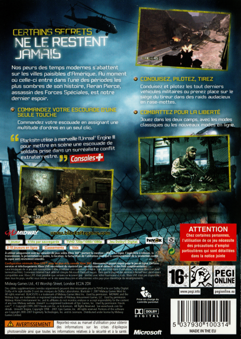 BlackSite : Area 51 dos