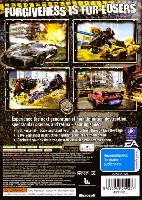 Burnout : Revenge - Dos