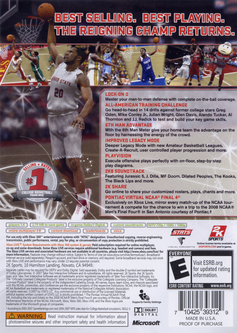 College Hoops 2k6 dos