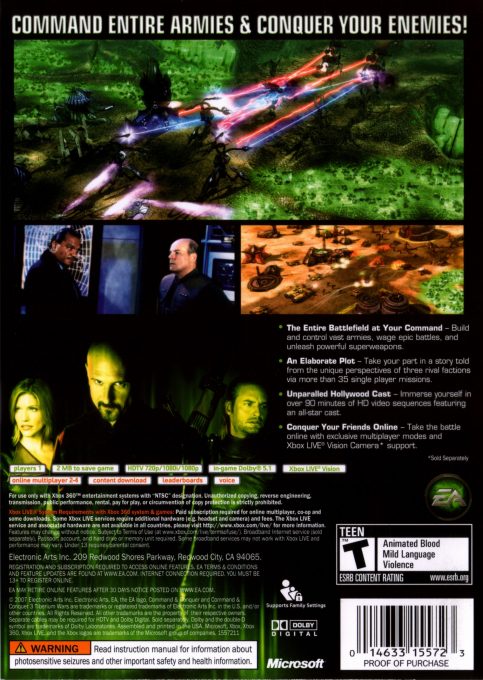 Command & Conquer 3 Tiberium Wars dos