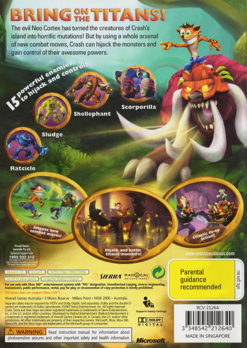 Crash Of The Titans dos