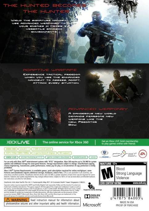 Crysis 3 dos