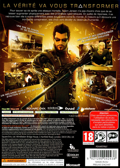 Deus Ex : Human Revolution dos