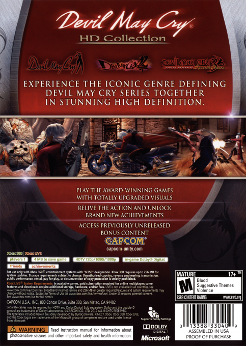 Devil May Cry Hd Collection - Dos