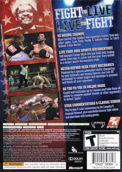 Don King Presents - Prizefighter dos