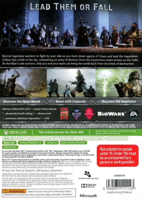 Dragon Age Inquisition dos