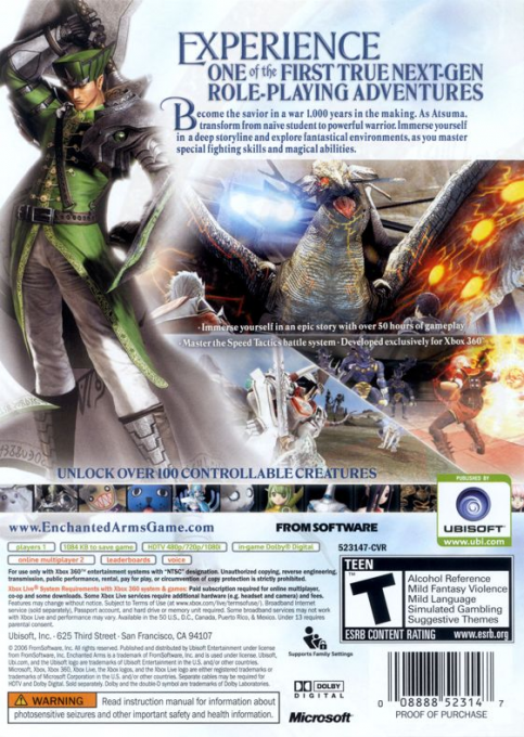 Enchanted Arms - Dos