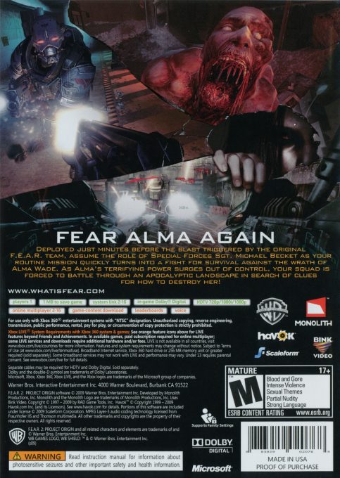 F.E.A.R. 2 : Project Origin dos